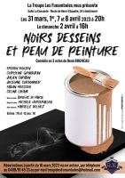 Noirs desseins et peau de peinture